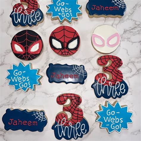 Spidey And Friends Cookie Etsy