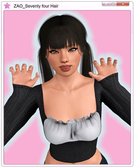 Zao Seventy Four Af Hair Sims 3 Xxbomixx On Tumblr