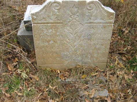 Capt Charles Wesley Wes Jetton 1838 1913 Find A Grave Memorial