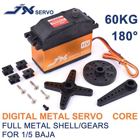 JX RC Servo PDI HV2060MG 60KG High Torque 180 Digital Servo For 1 5