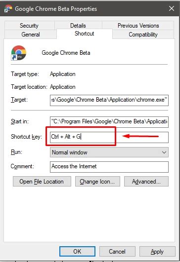 membuka aplikasi lebih cepat menggunakan shortcut key  windows