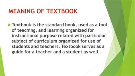 What Is Textbook Features Of A Good Textbook