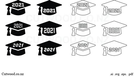 2021 Graduation Cap Svg Class Of 2021 Svg Senior 2021 Etsy