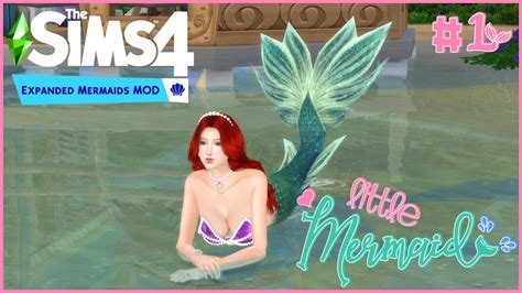 The Sims 4 เงอกเหนอเงอก Expanded Mermaids Mod กำเนดนางเงอกนอย Ep