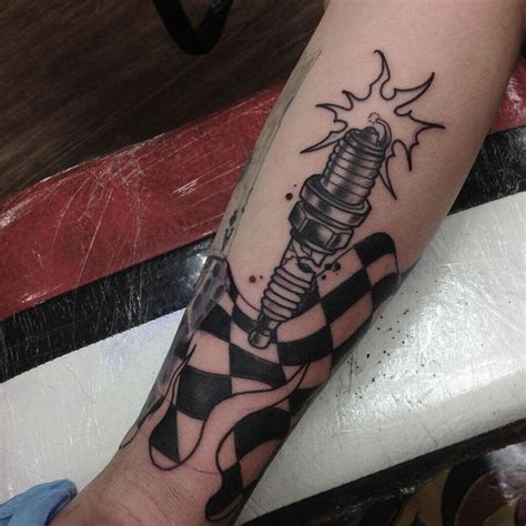 Best Race Flag Tattoo Ideas That Will Blow Your Mind