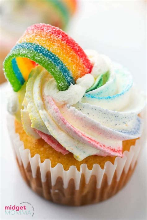 Rainbow Cupcakes St Patrick S Day Cupcake Recipe Midgetmomma