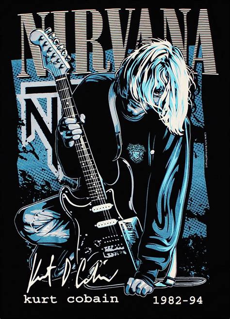 Nirvana Kurt Cobain Art Digital Art By Silviyana Oktavia