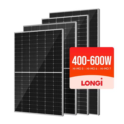 Longi Solar Panel N Type W W W W W Hi Mo Bifacial Full