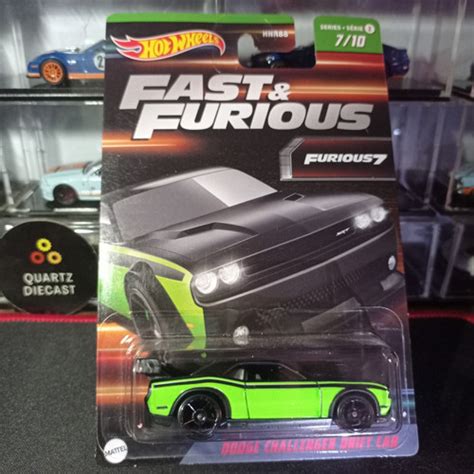 Jual Hot Wheels Fast Furious Dodge Challenger Drift Car Hitam Hijau Wave Kab Malang