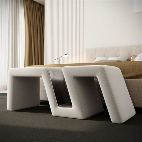 Modern White Velvet Bedroom Storage Bench Upholstered Long Bed End ...