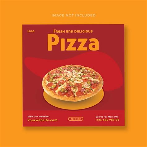 Premium Psd Food Menu And Delicious Pizza Social Media Banner Template