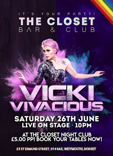 Cabaret With Vicki Vivacious Love Weymouth Tourist Information