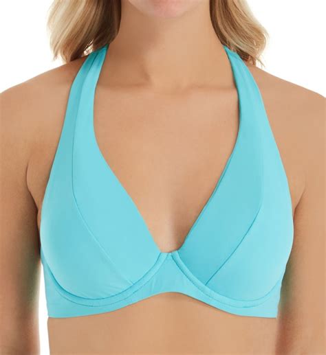 Becca Sea Color Code Sabrina Underwire Bra Bikini Swim Top Us D Uk