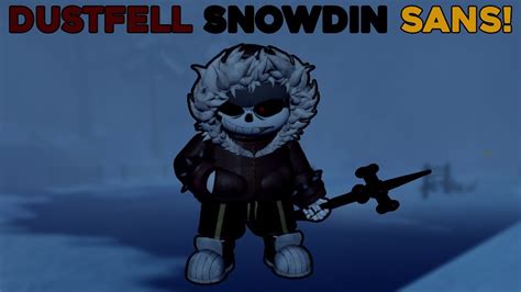 Dustfell Snowdin Sans Mini Rework Gameplay YouTube