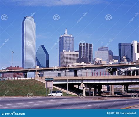 Dallas Highways Overview Royalty Free Stock Photography Cartoondealer