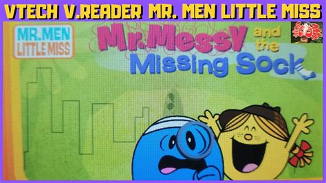 Mr Men Little Miss Mr Messy And The Missing Sock Story Vtech