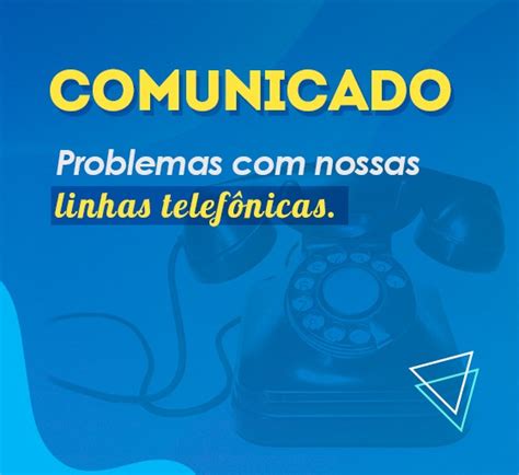 Problemas em nossas linhas telefônicas Conselho Regional de