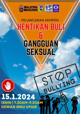 Pelancaran Kempen Hentikan Buli Dan Gangguan Seksual