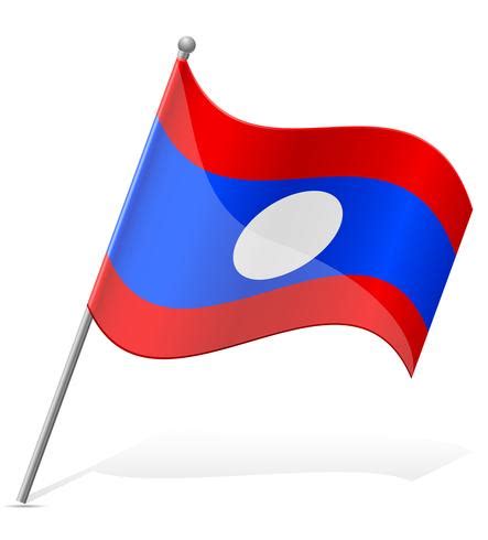 flag of Laos vector illustration 515471 Vector Art at Vecteezy