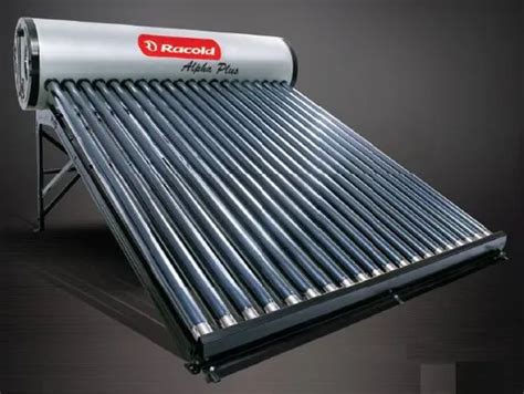 Racold Alpha Plus Solar Water Heater Pressure 1 Bar Capacity 250