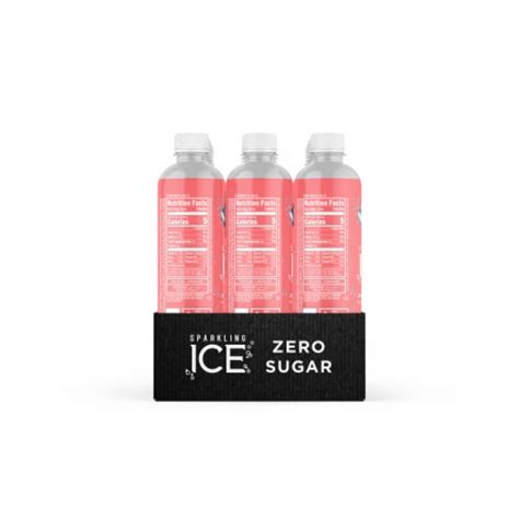 Sparkling Ice® Pink Grapefruit Flavored Sparkling Bottled Water, 12 ...