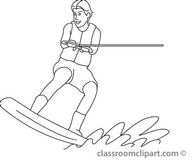 Water Skiing Clip Art Clip Art Library