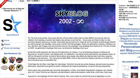 Apr S Plus De Ans Dexistence Skyblog Ferme D Finitivement Ses