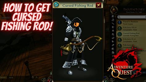 Aq3d How To Get Anchovies And Cursed Fishing Rod Its Easy