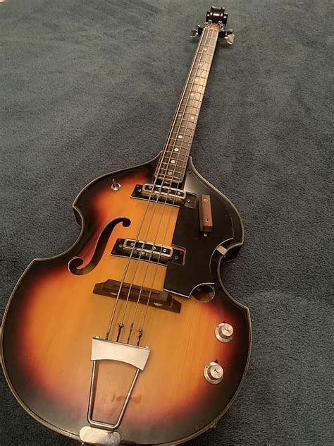 Unknown Violin “beatle” Bass 1960’s 3 Color Sunburst Reverb