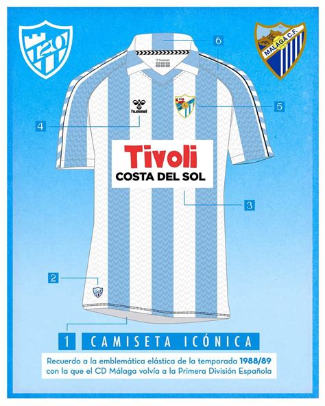 Nova camisa de 120 anos do Málaga CF 2024 Hummel » MDF