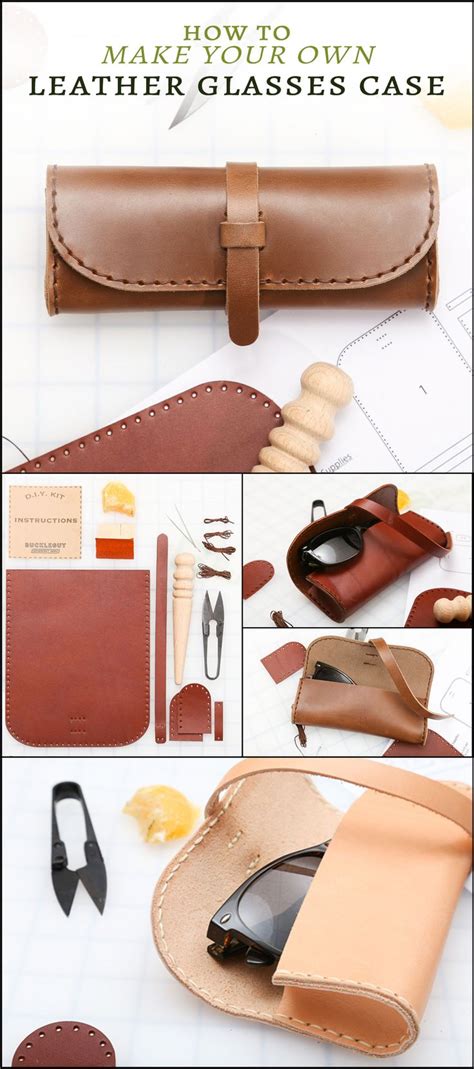 Diy Leather Glasses Case Diy Leather Glasses Case Leather Leather Glasses Case