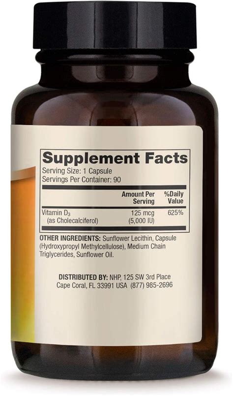 Liposomal Vitamin D3 5000 Iu 90 Day 90 Caps By Dr Mercola By Dr Mercola Discount Nutrition Store