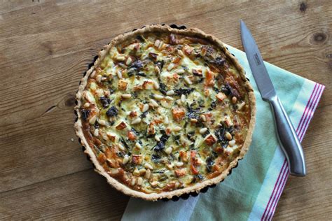 Wild Garlic Feta And Roasted Carrot Tart Bryonys Kitchen