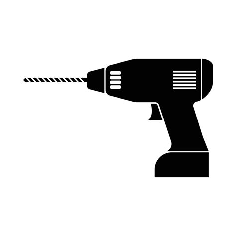 Black Drill Logo 15354870 Vector Art At Vecteezy