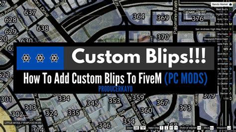 How To Add Custom Blips To FiveM Server Map In GTA V 2024 YouTube