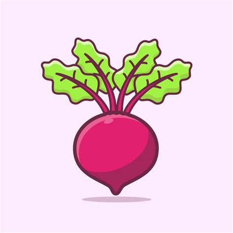 Premium Vector Beetroot Vegetable Flat Illustration Vegetable Healthy