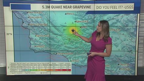 California earthquake near Bakersfield: 23 aftershocks after M5.2 ...