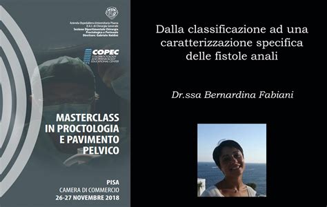 Classificazione Delle Fistole Anali Dr Ssa B Fabiani Masterclass