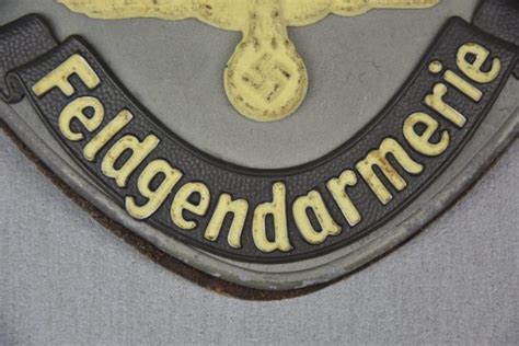 Wehrmacht Feldgendarmerie Gorget Ringkragen By Assmann Bevo