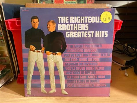 The Righteous Brothers Greatest Hits LP Verve V6 5020 Reissue SEALED EBay