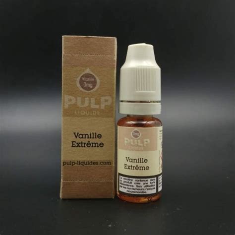 E liquide Vanille Extrême DLUO 10ml Pulp