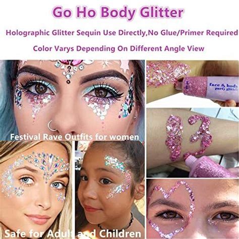 Pink Body Glitter Gel Singer Concerts Pink Face Glitter 03 Pink Body Glitter Ebay