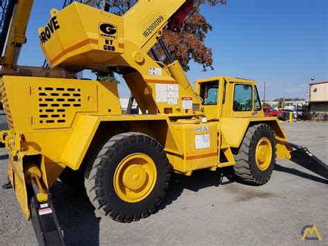 Grove Rt D Ton Down Cab Rough Terrain Crane For Sale Hoists