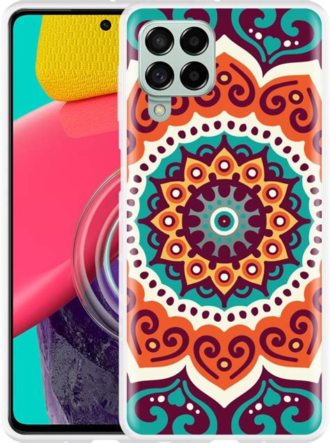 Samsung Galaxy M53 Hoesje Retro Mandala Designed By Cazy Bol