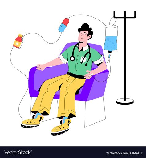 iv therapy royalty  vector image vectorstock