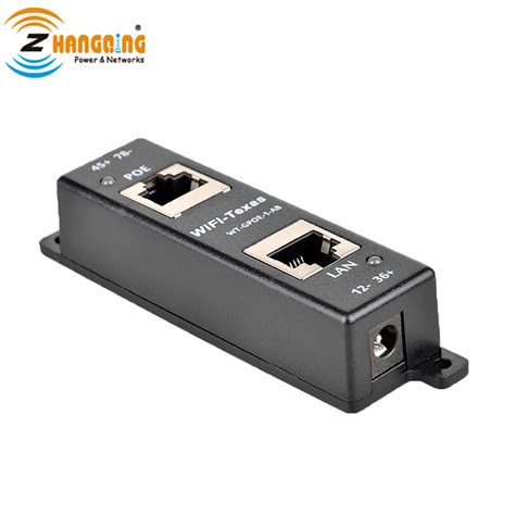 Inyector Pasivo De Puerto Nico Gigabit Poe Indicador Led De Datos Y