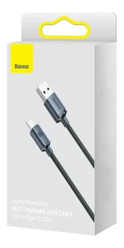 Cabo Rápido Usb Para Tipo c Baseus 100w Turbo 1 2 Metros MercadoLivre