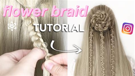 Flower Braid Tutorial Youtube