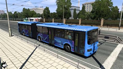 Autobus Przegubowy Liaz W Ruchu Dla Rosji V1 0 ETS2 ETS2 Mody ATS Mod