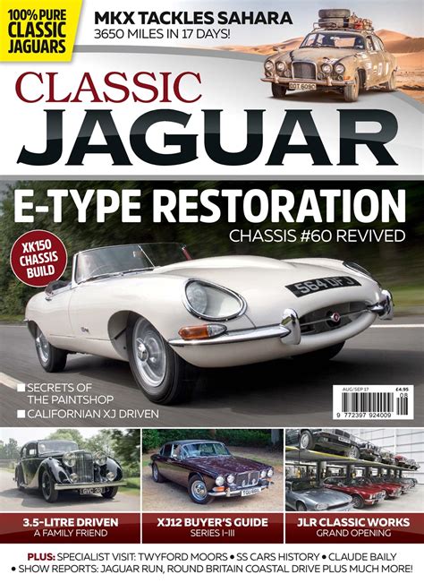 Classic Jaguar Magazine No 6 E Type Restoration Back Issue